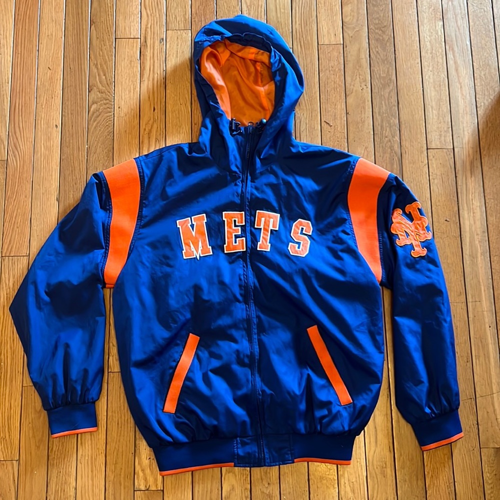 G-III Apparel MLB Medium New York Mets Jacket w/ Stitched Patches